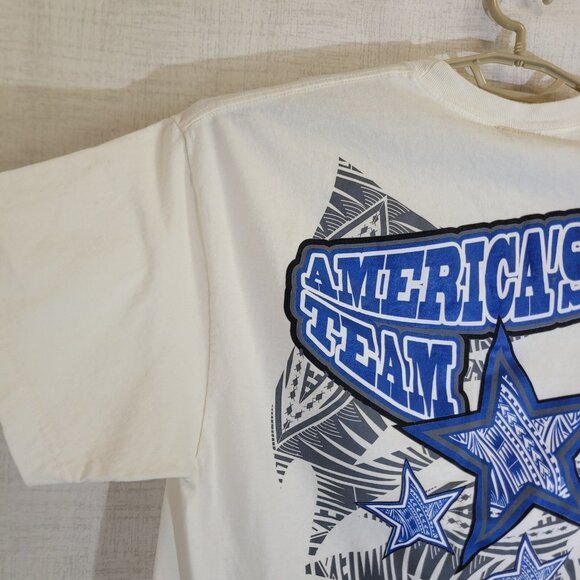 VTG Alstyle Dallas Cowboys T-Shirt Mens XL NFL Americas Team Graphic Tee Read - Picture 10 of 10